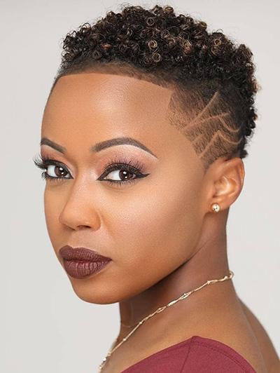 Personality Curly Hair Natural Short Wig