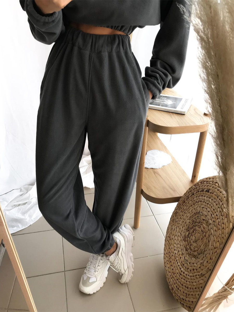 High Neck Zipper Sports Casual Women's Suit