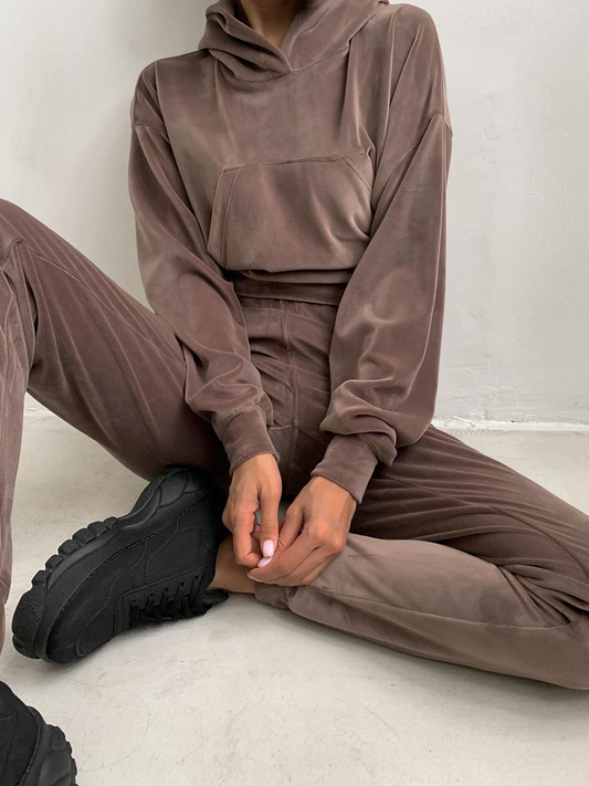 Fashion Hooded Sports Casual Women's Suit